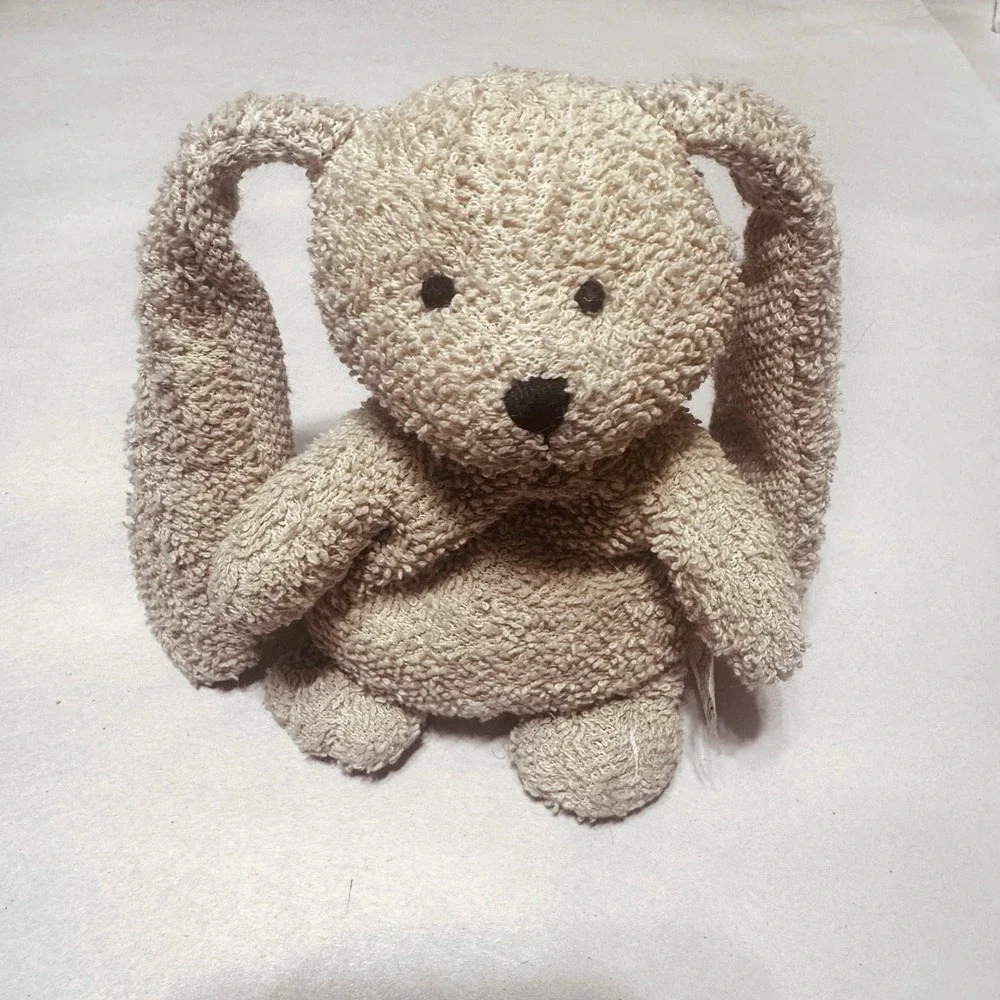 Russ Berrie Nibbles Bunny Rabbit #4159 Home Buddies Terry Cloth Plush 5